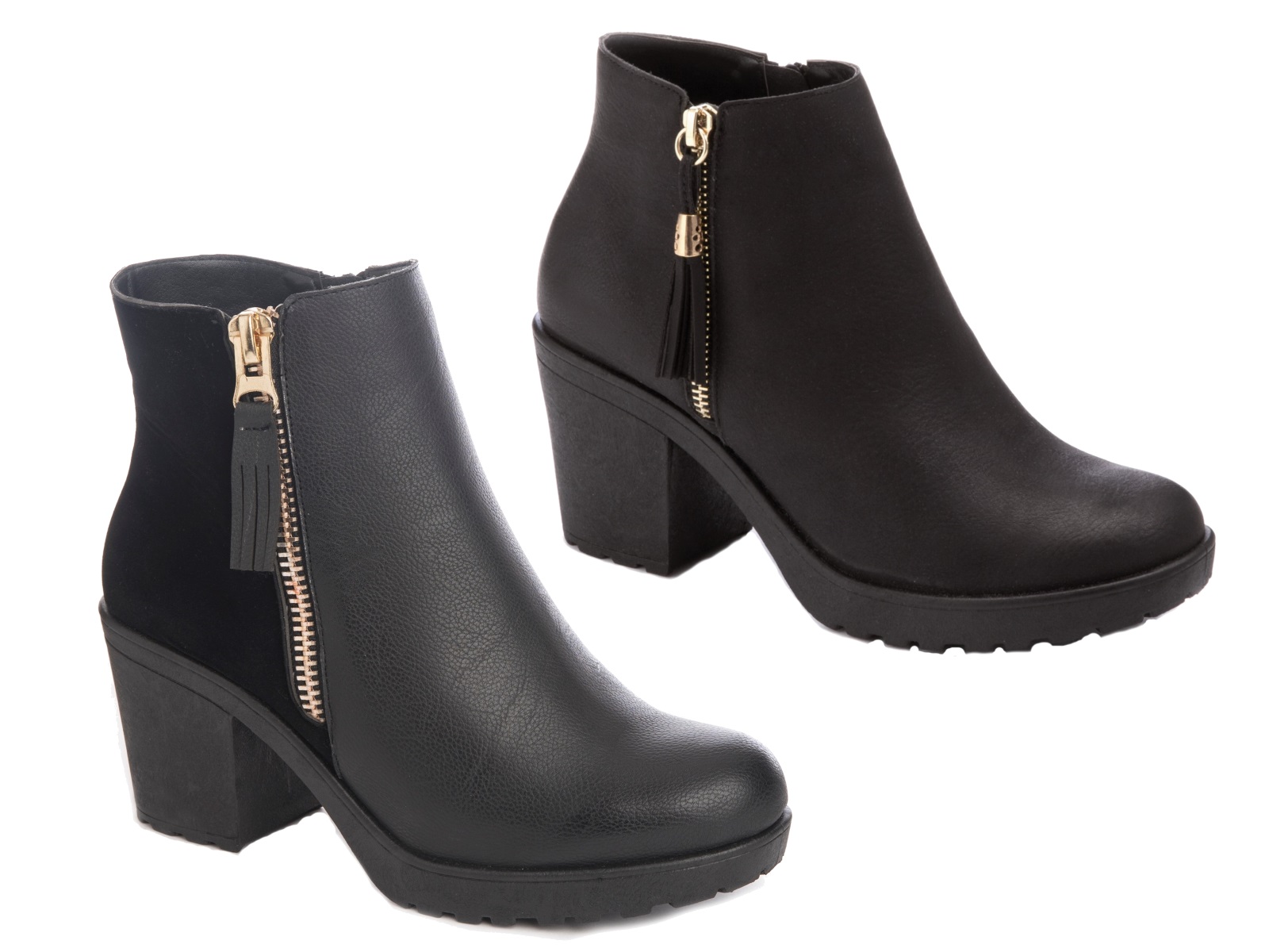 chunky ankle boots ebay